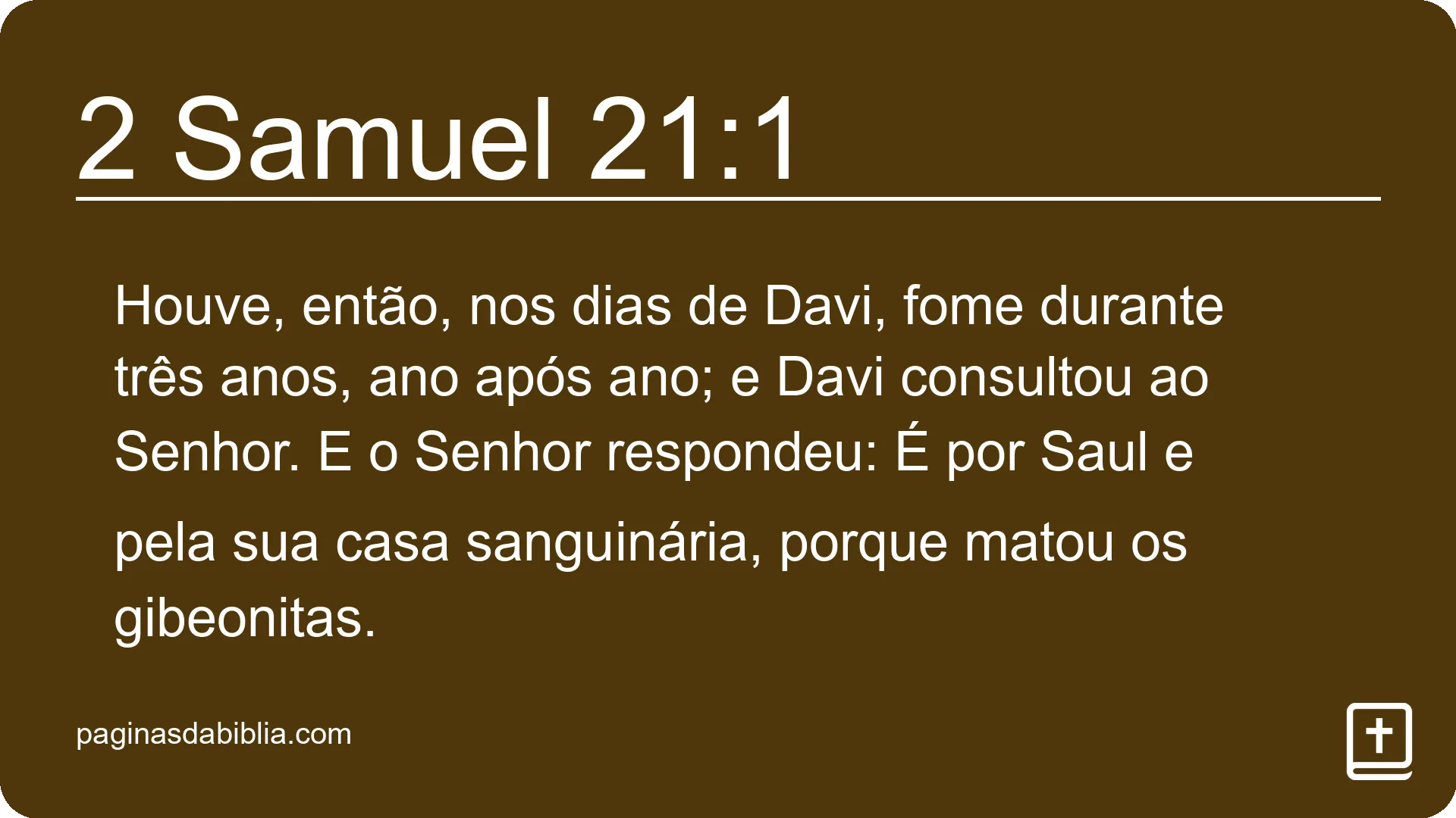 2 Samuel 21:1