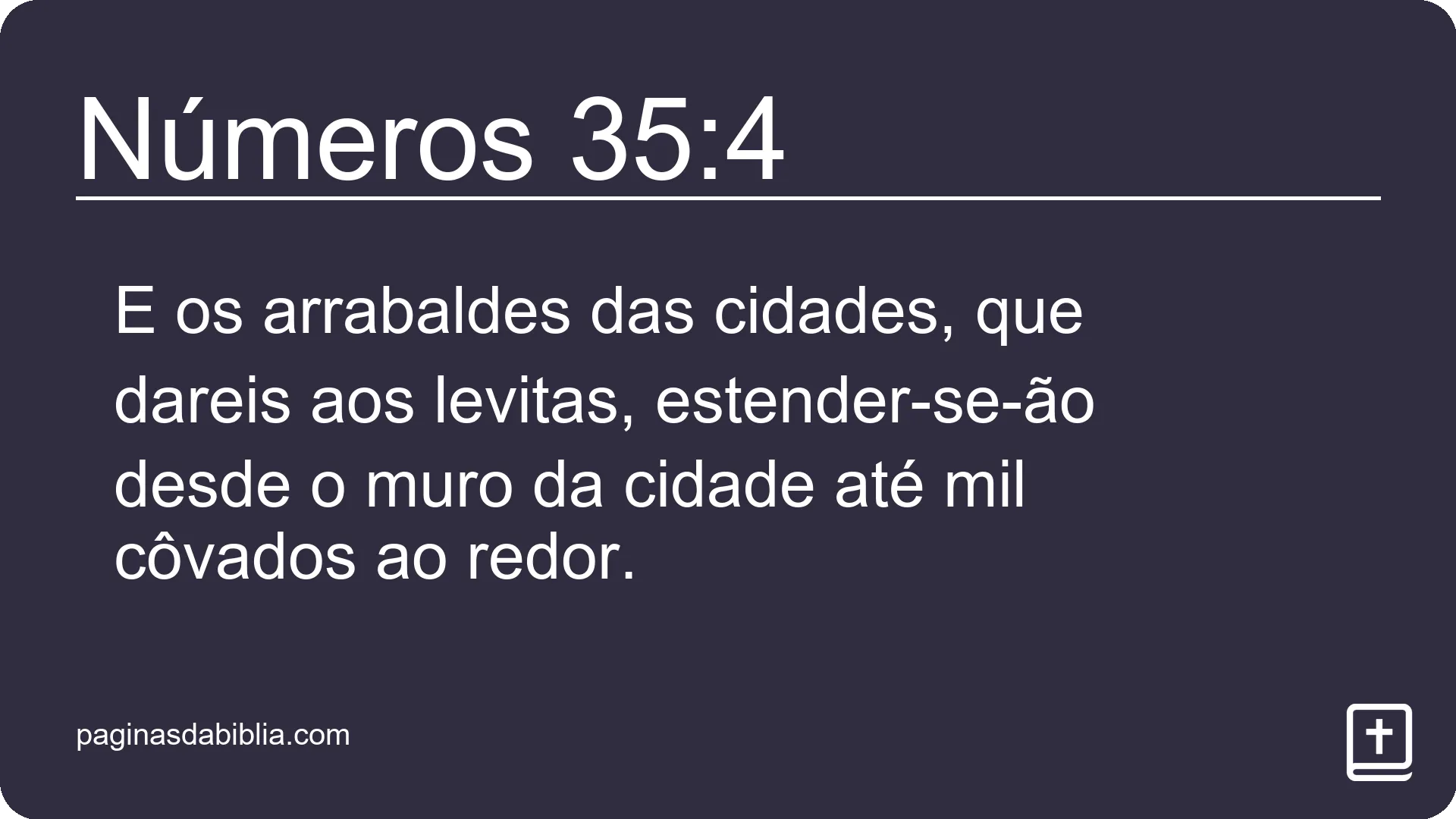 Números 35:4