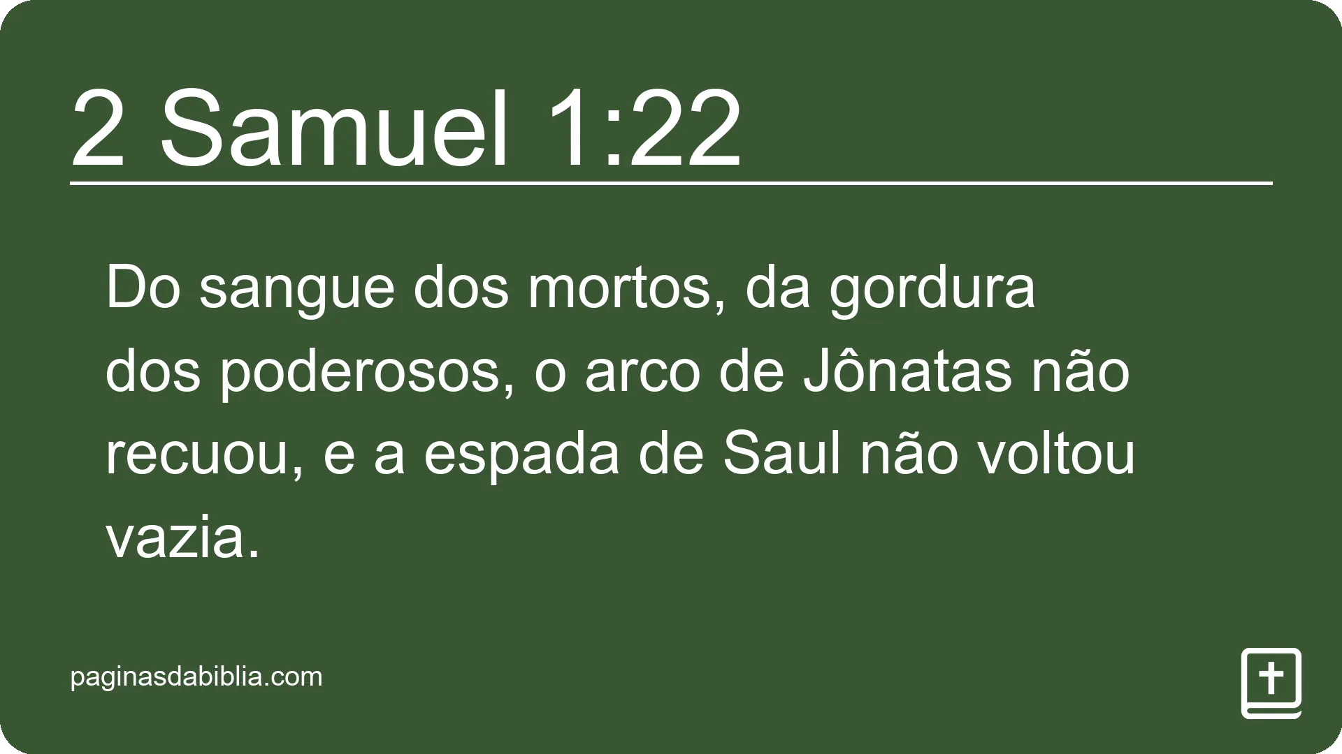 2 Samuel 1:22