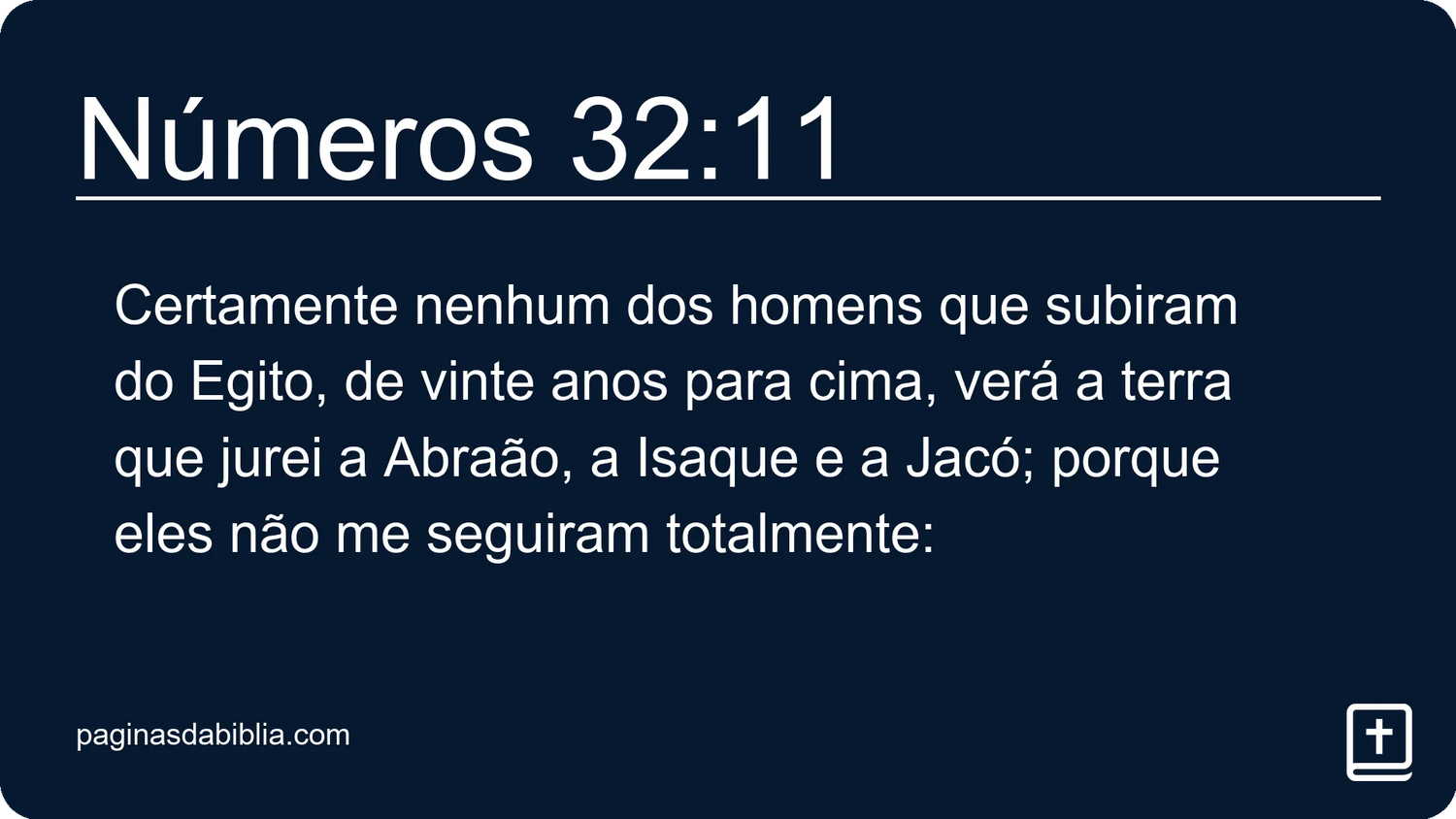 Números 32:11