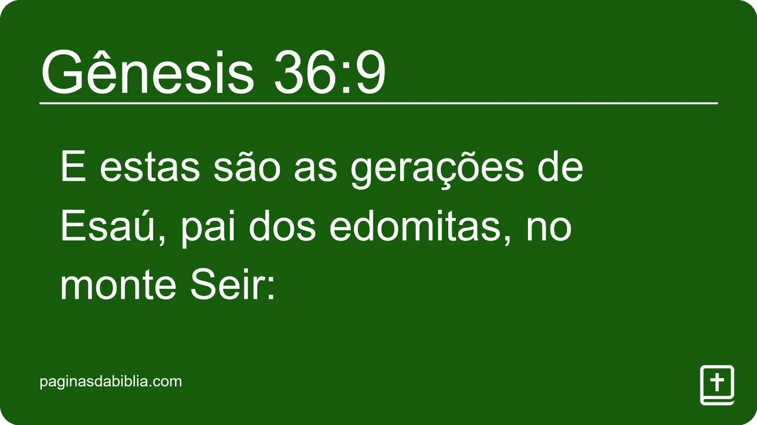 Gênesis 36:9