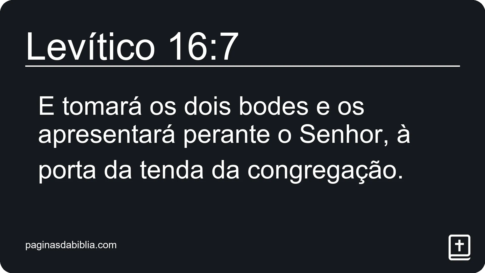 Levítico 16:7