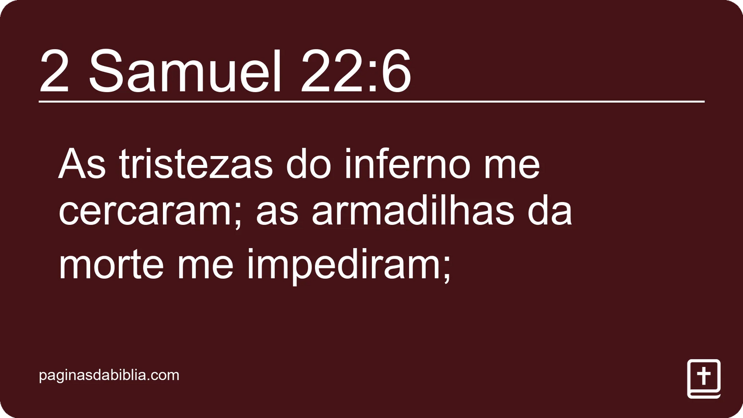 2 Samuel 22:6