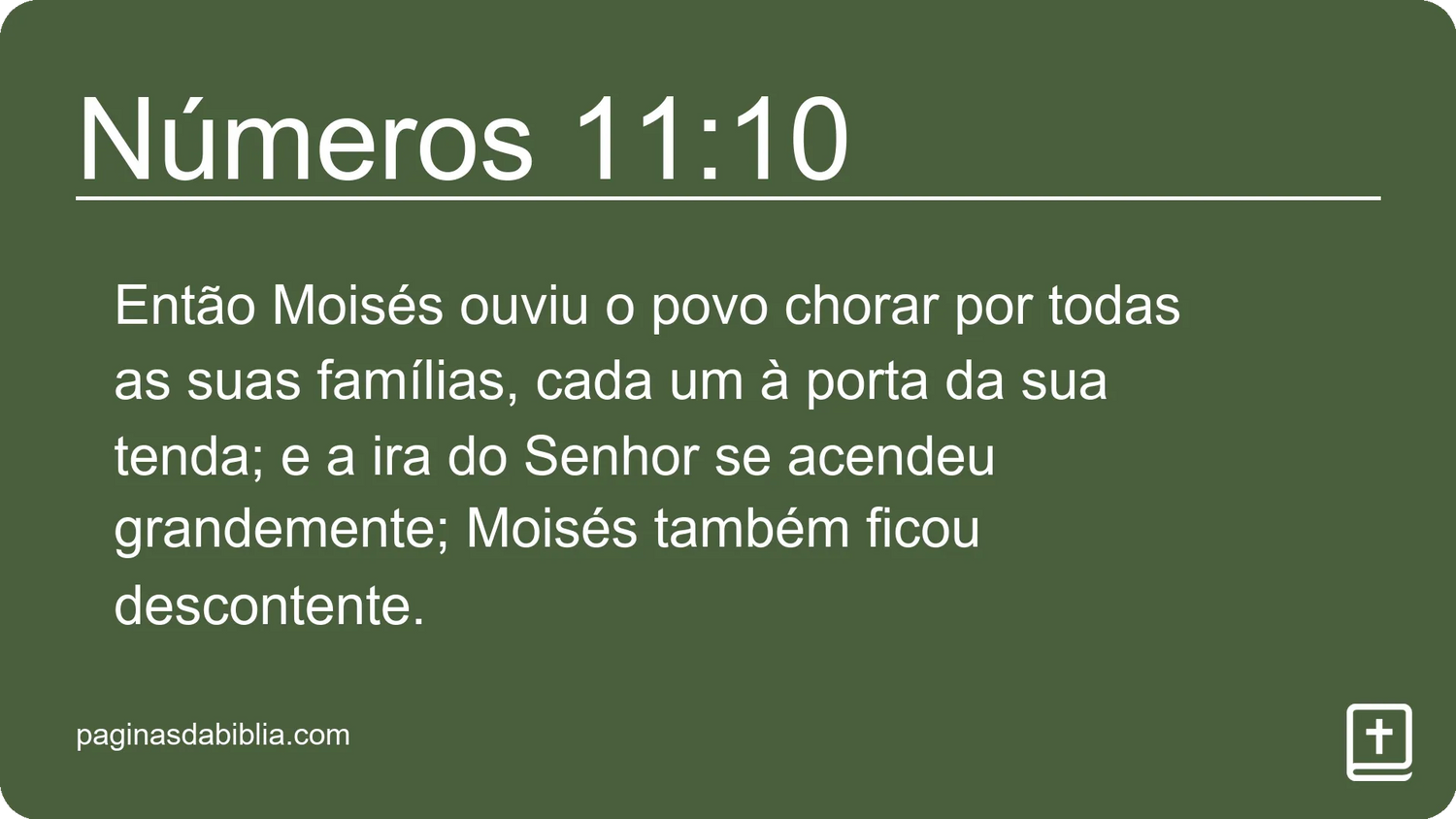 Números 11:10