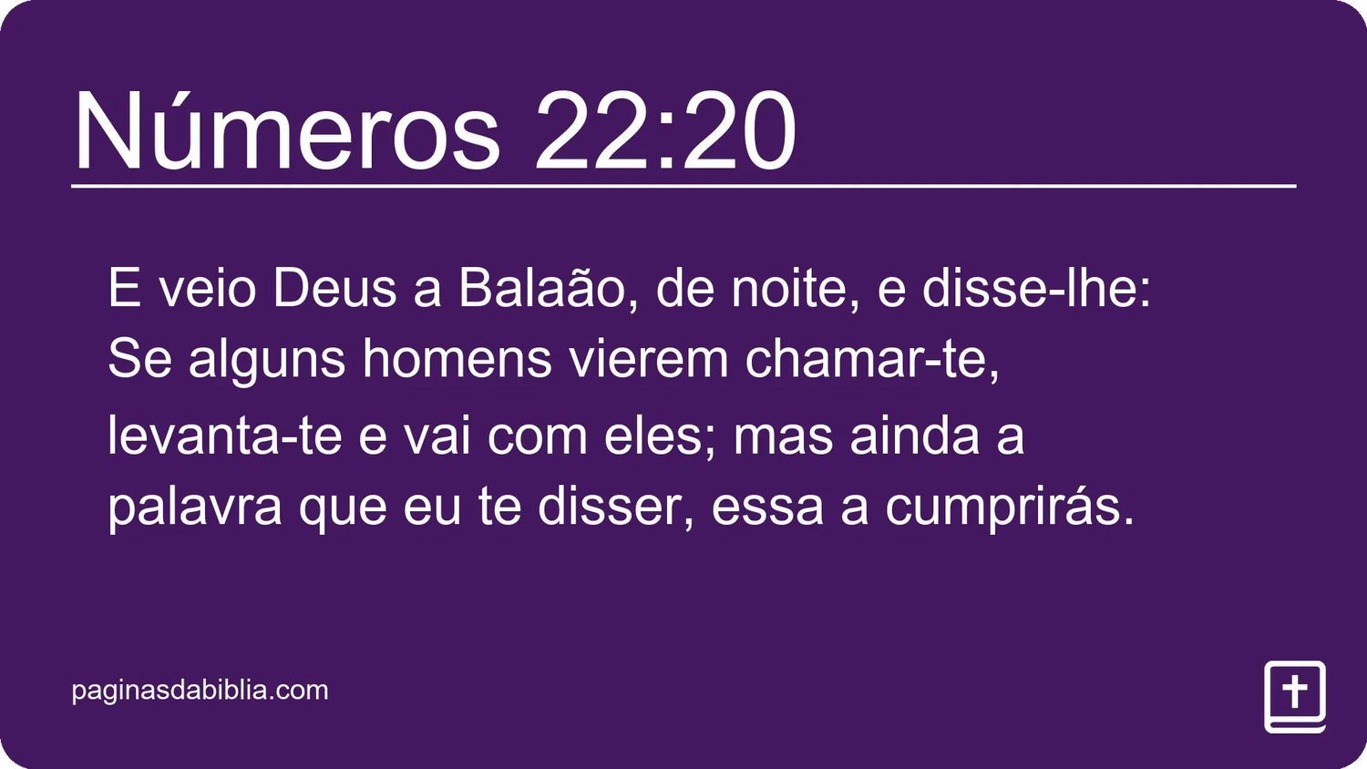 Números 22:20