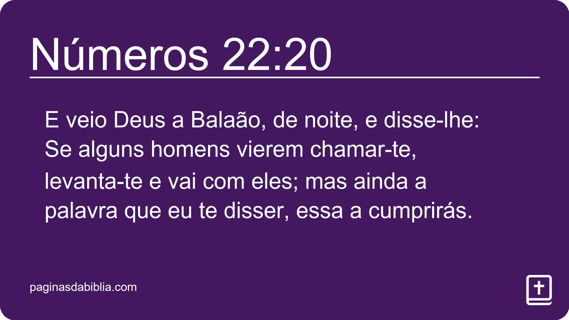 Números 22:20