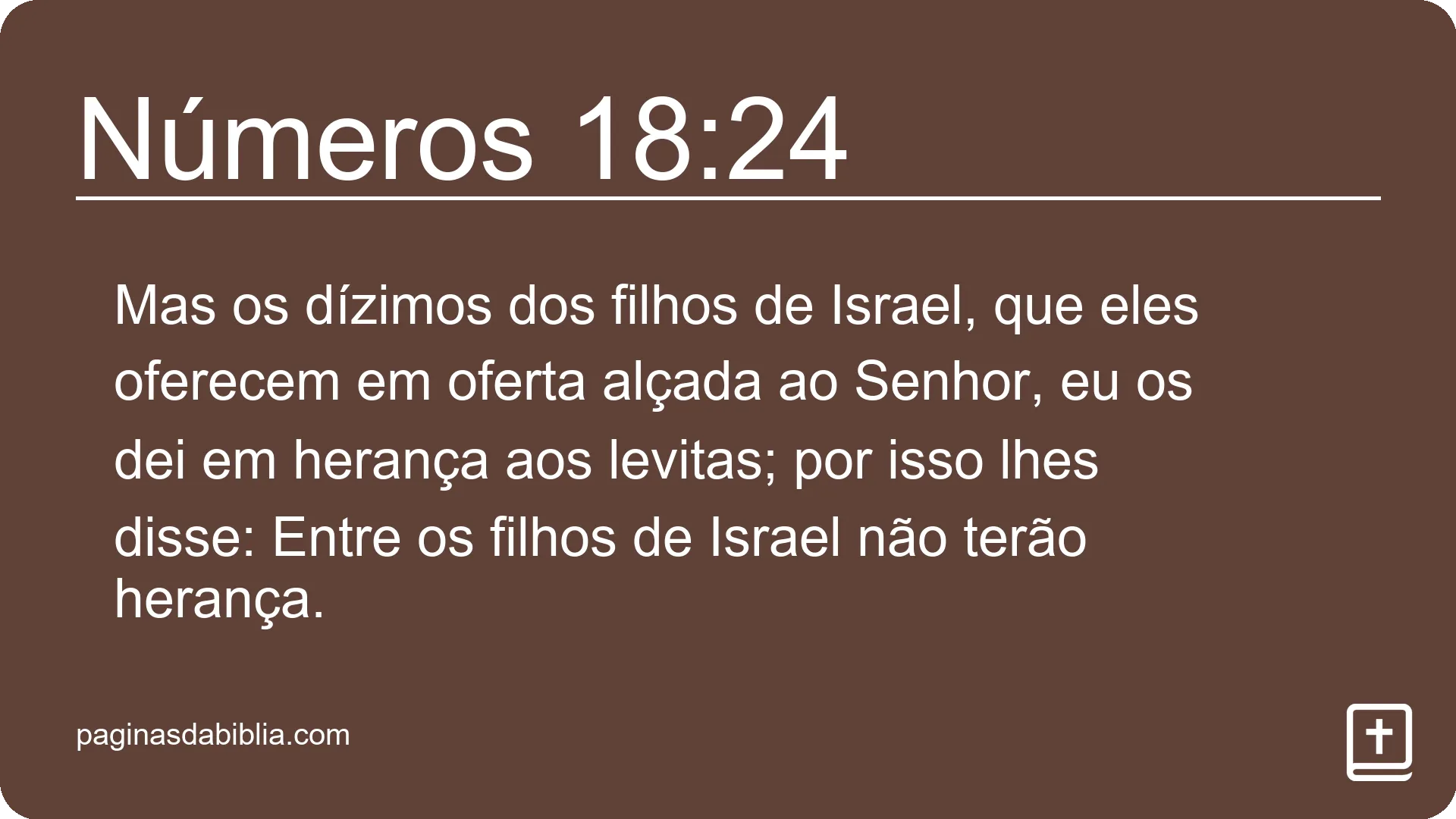 Números 18:24