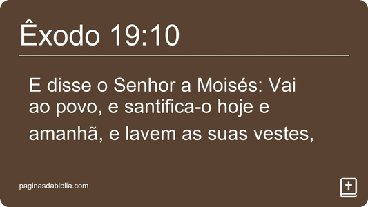 Êxodo 19:10