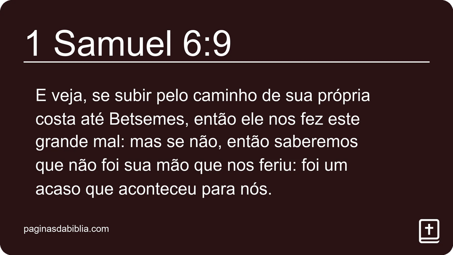 1 Samuel 6:9