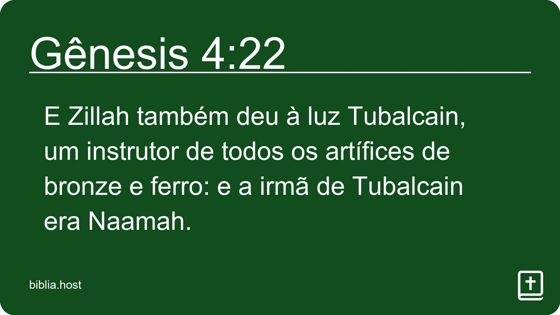 Gênesis 4:22