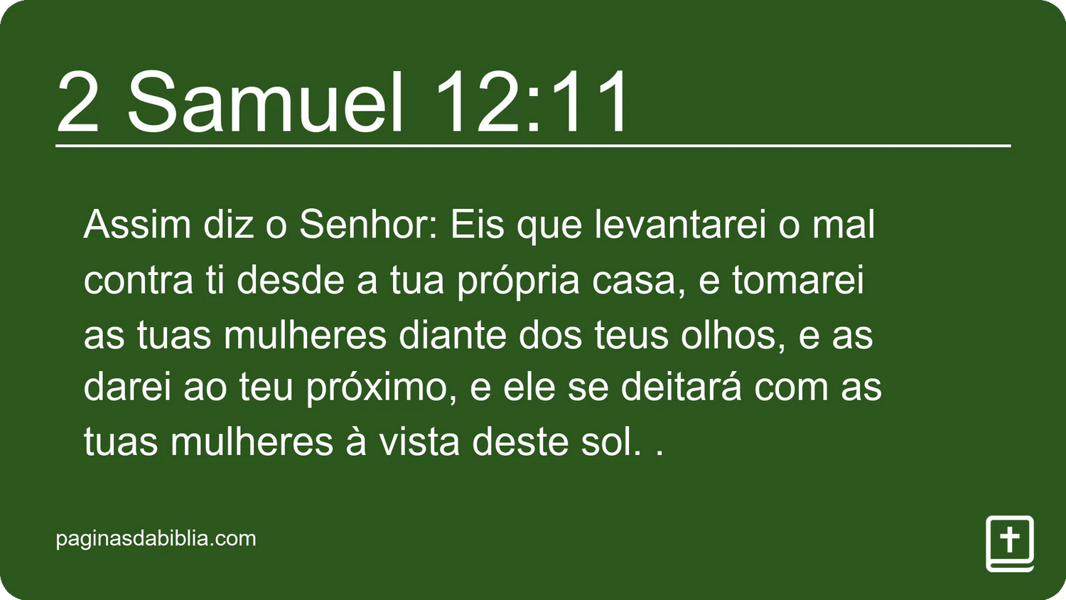 2 Samuel 12:11