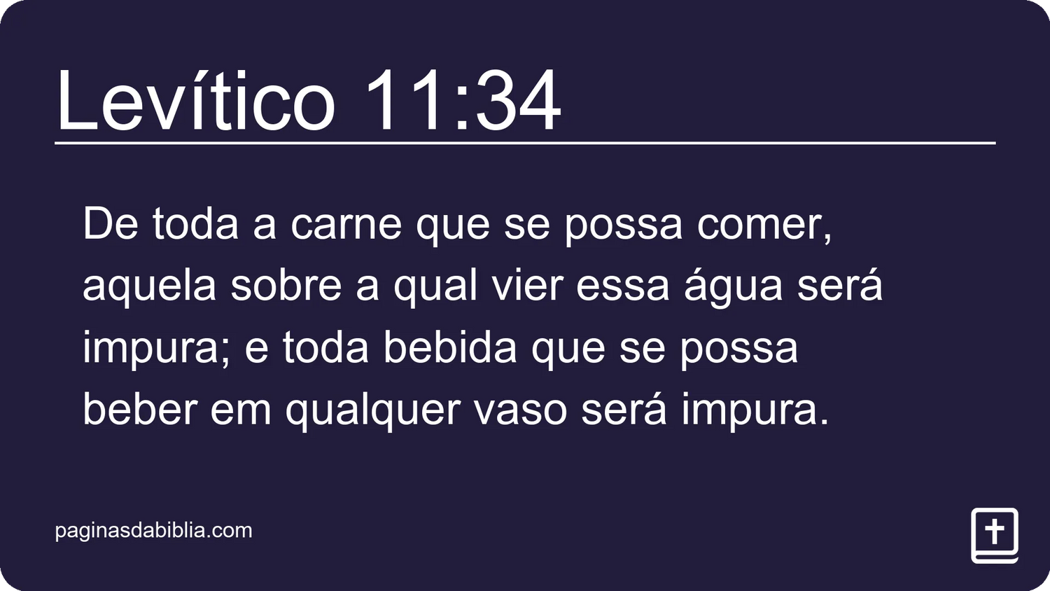 Levítico 11:34