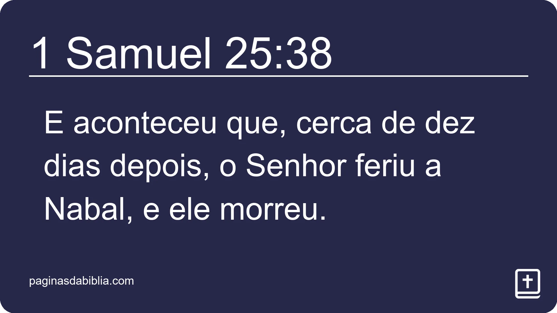 1 Samuel 25:38