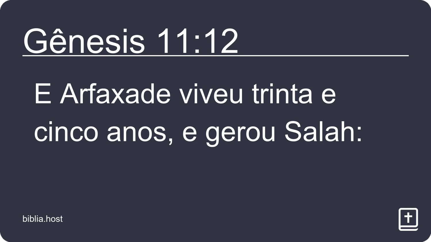 Gênesis 11:12