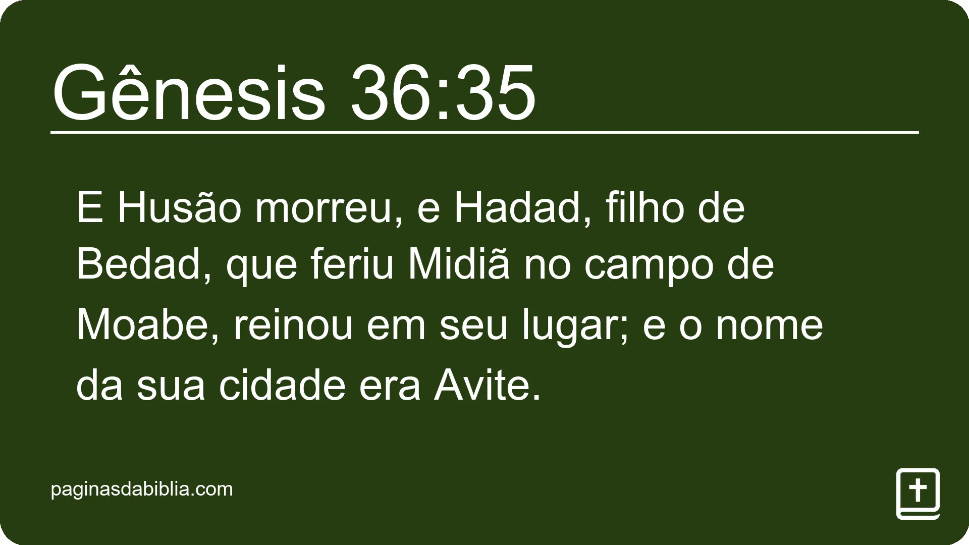 Gênesis 36:35