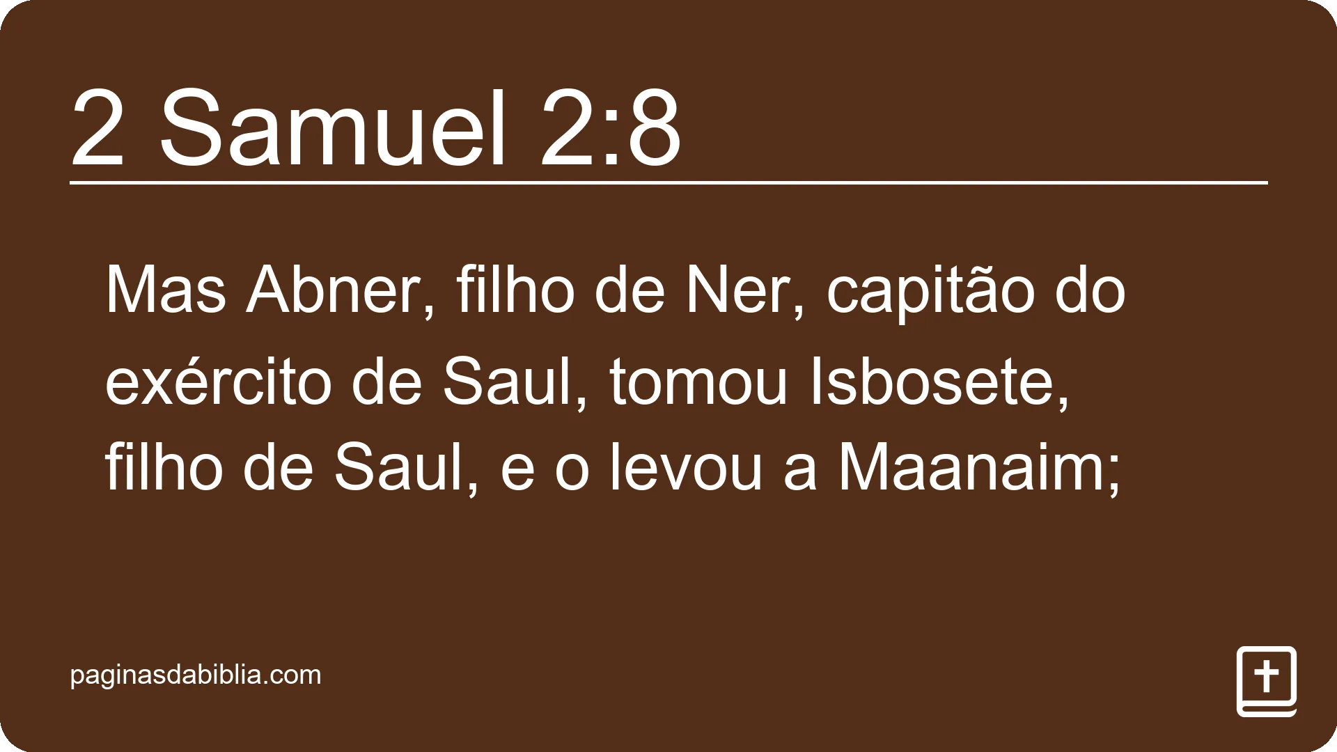 2 Samuel 2:8