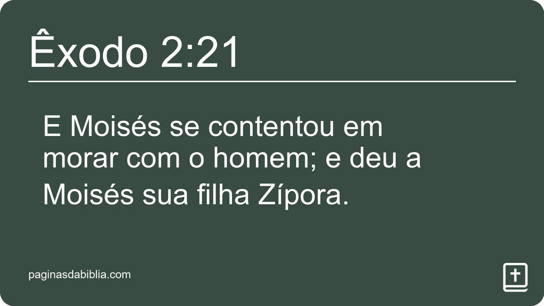 Êxodo 2:21