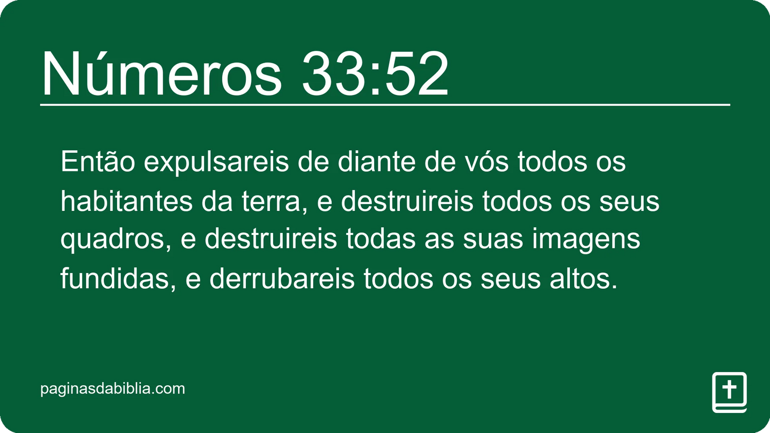 Números 33:52