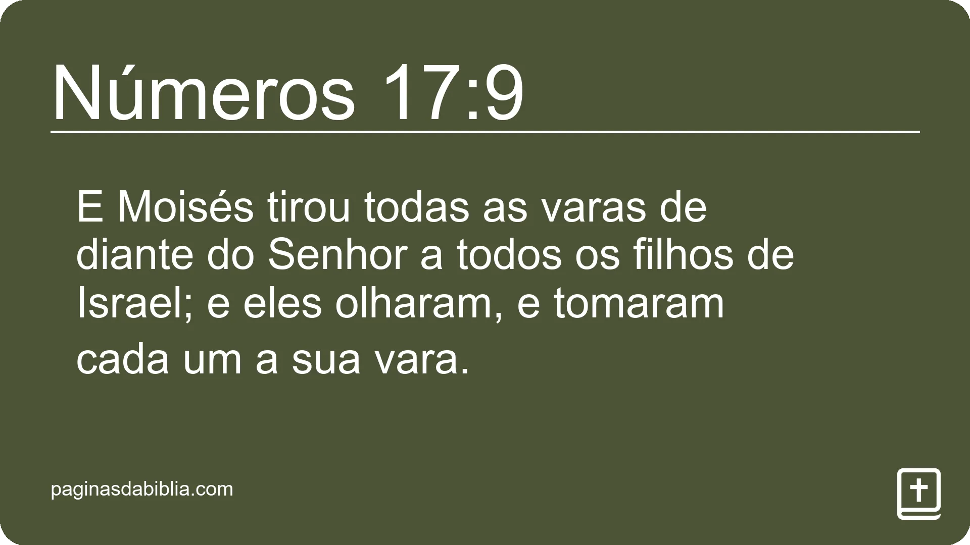 Números 17:9