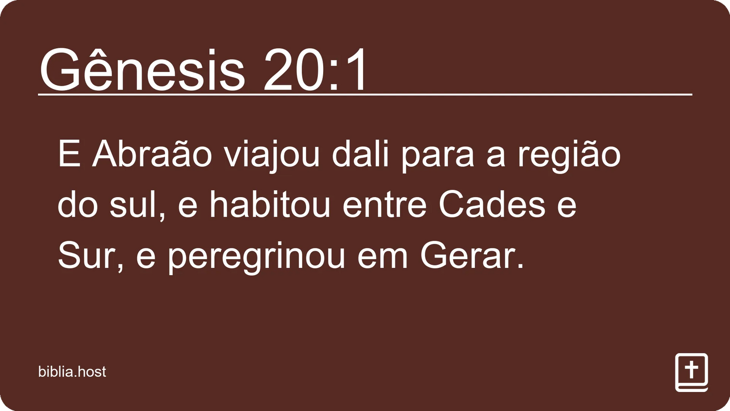 Gênesis 20:1