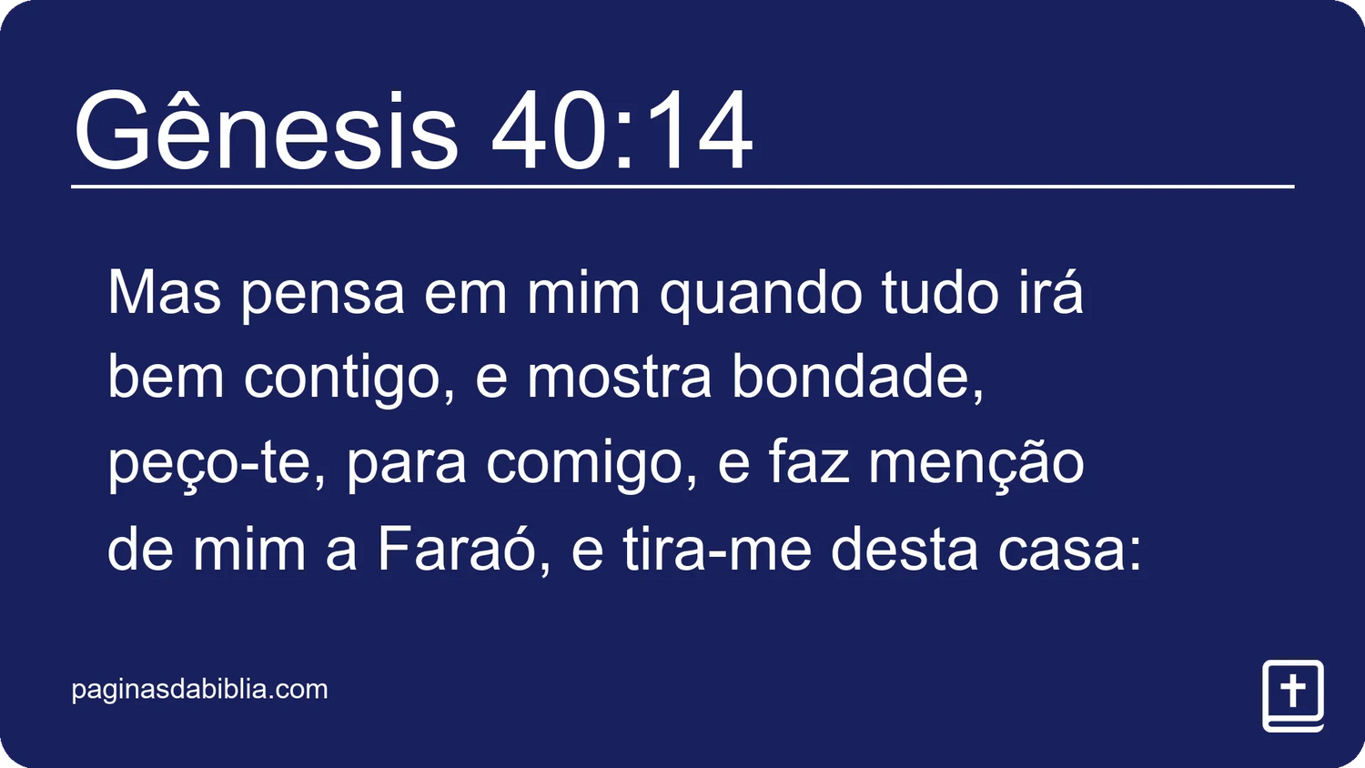 Gênesis 40:14