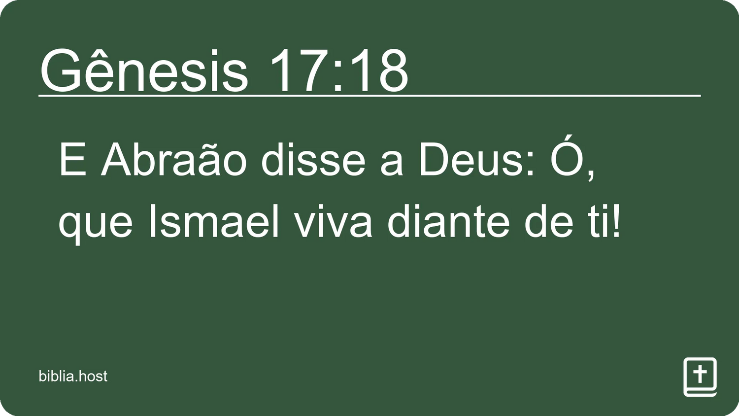 Gênesis 17:18