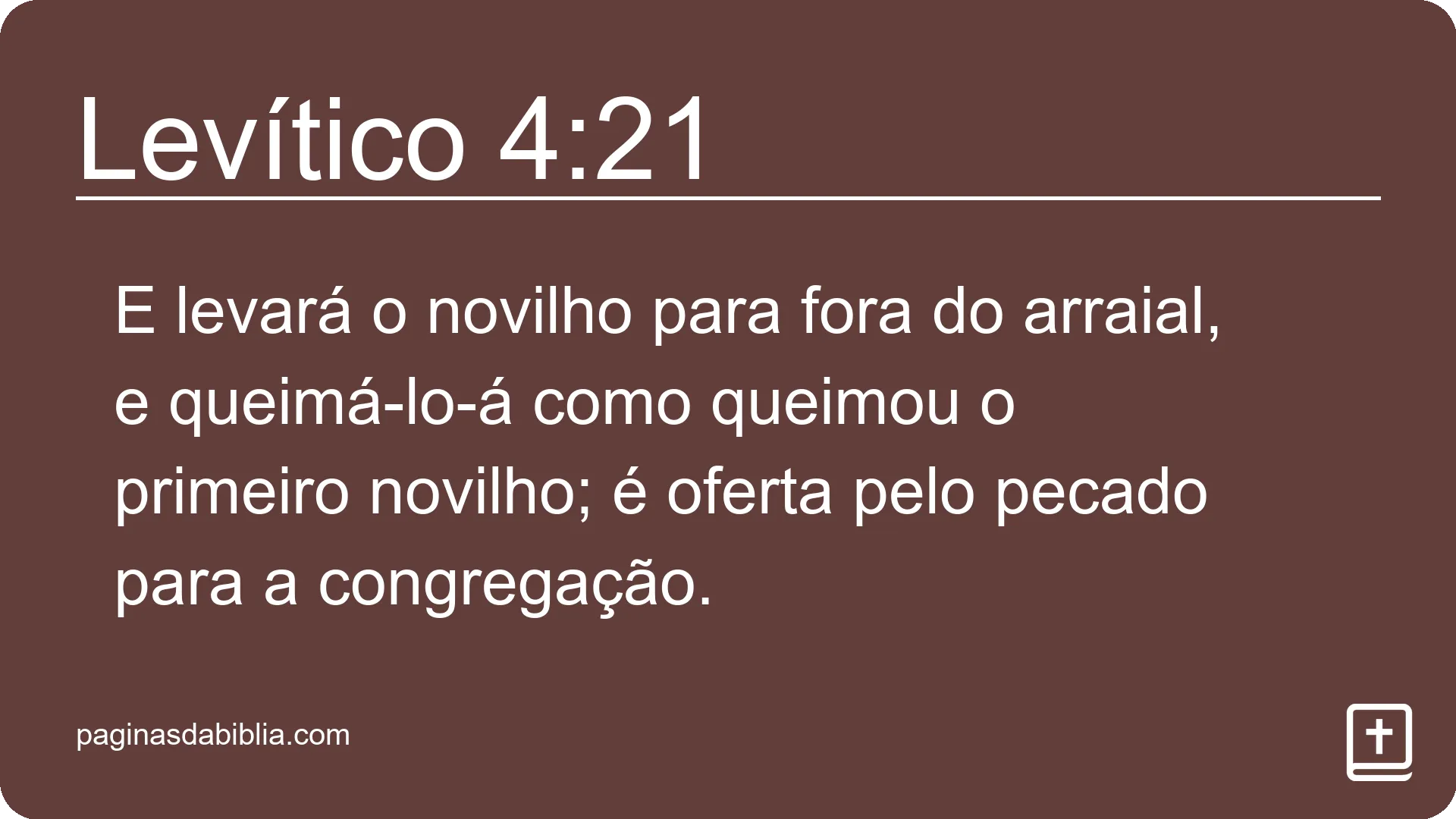 Levítico 4:21