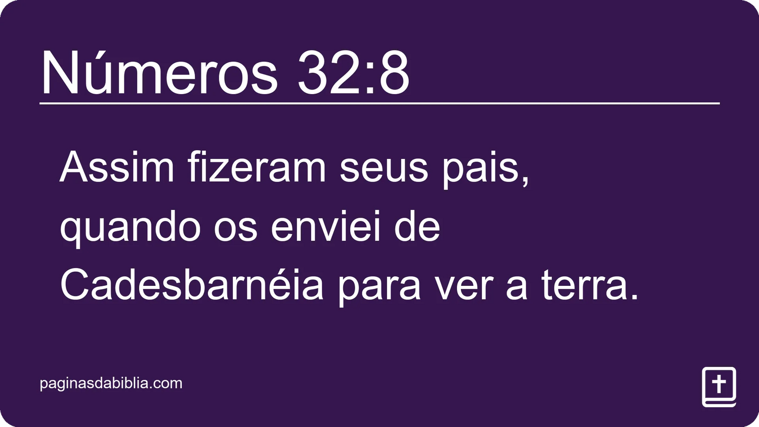 Números 32:8