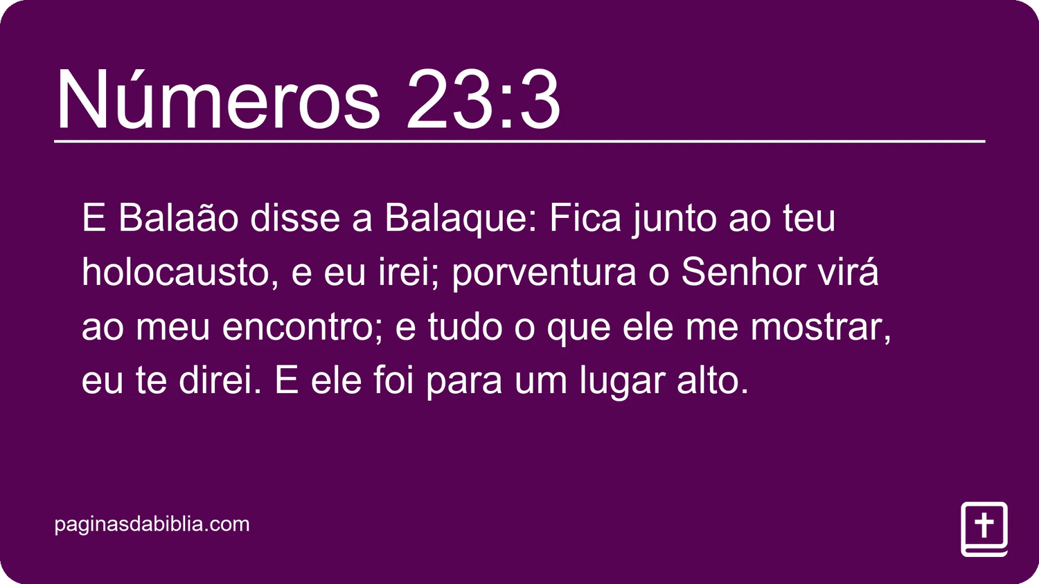 Números 23:3