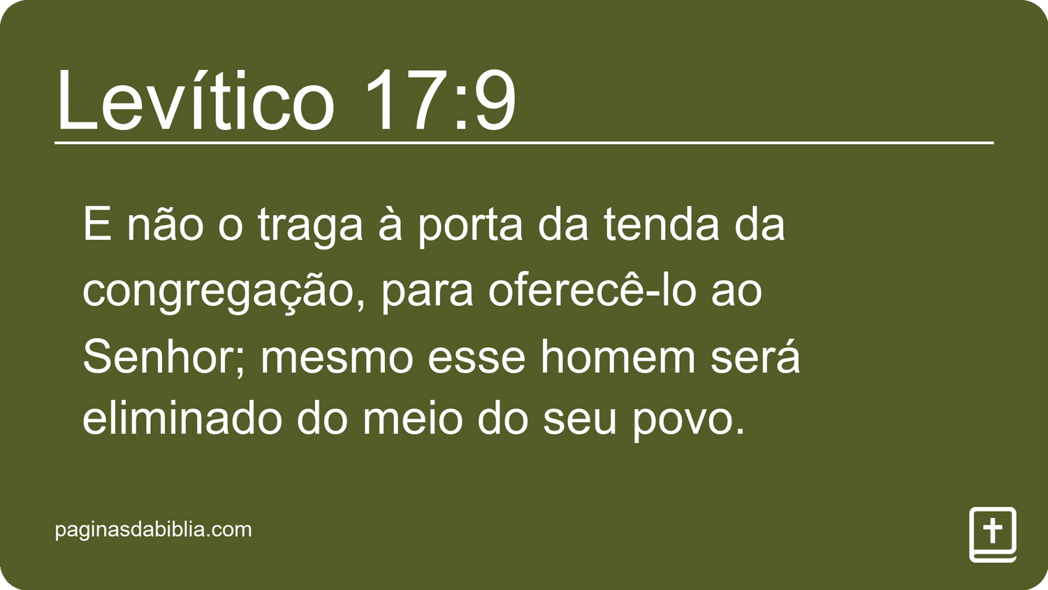 Levítico 17:9