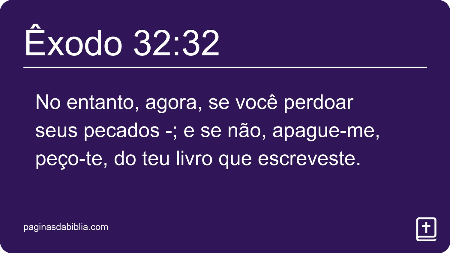 Êxodo 32:32