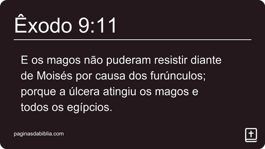 Êxodo 9:11