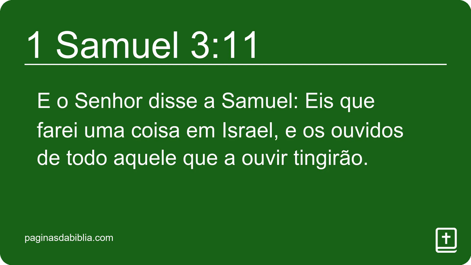 1 Samuel 3:11