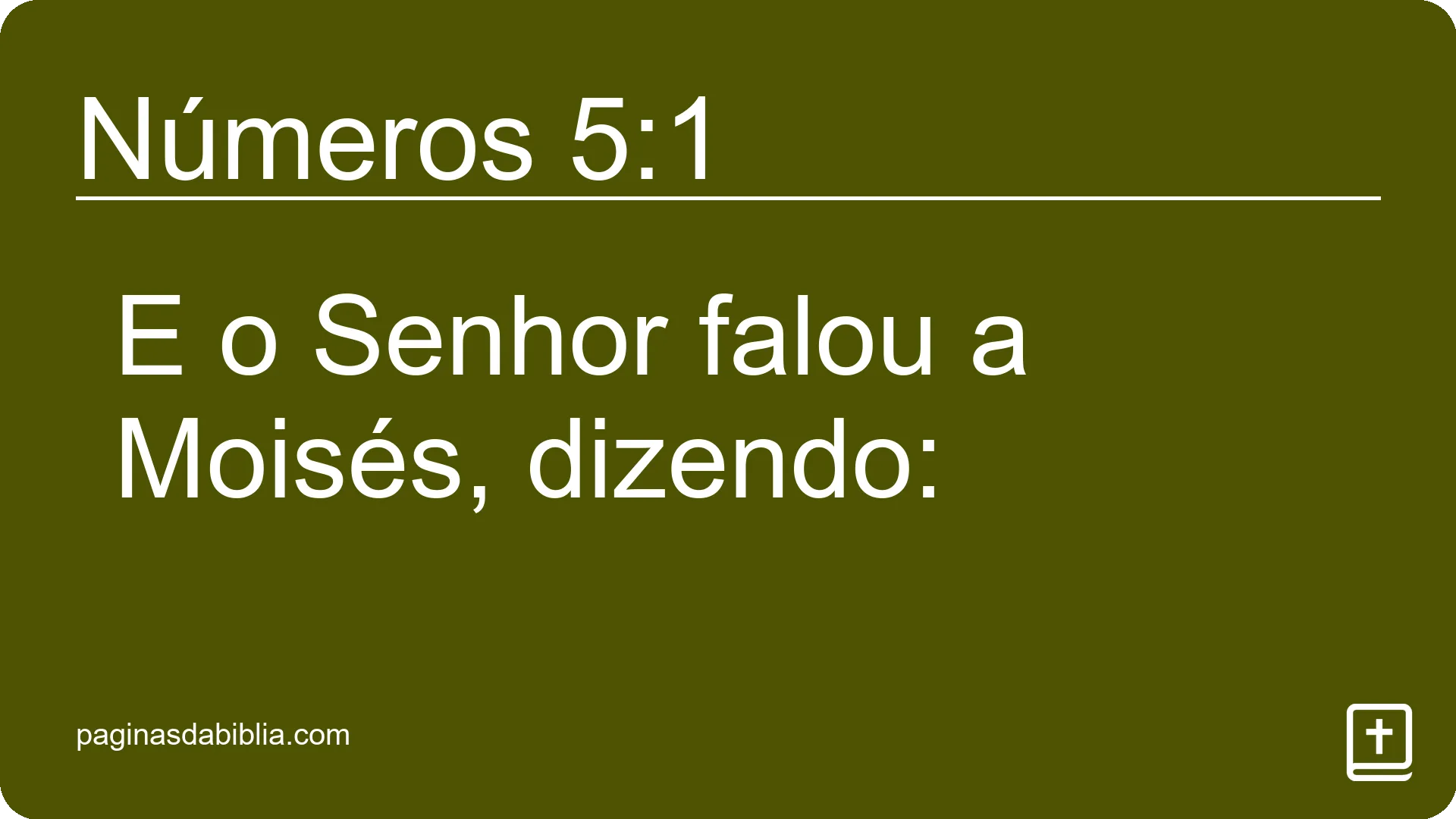 Números 5:1