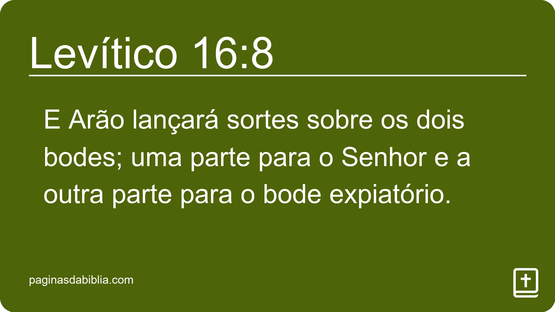 Levítico 16:8