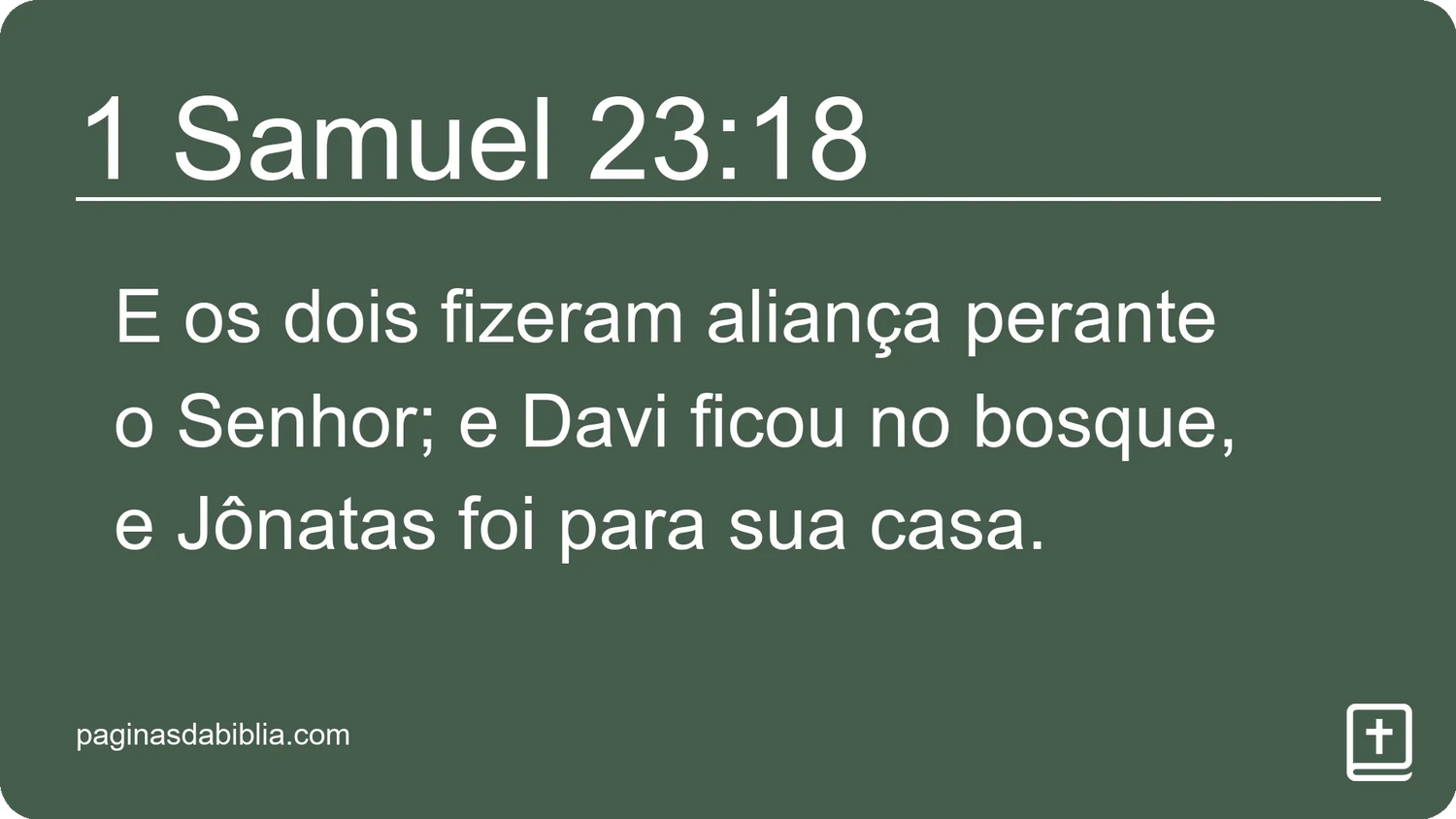 1 Samuel 23:18