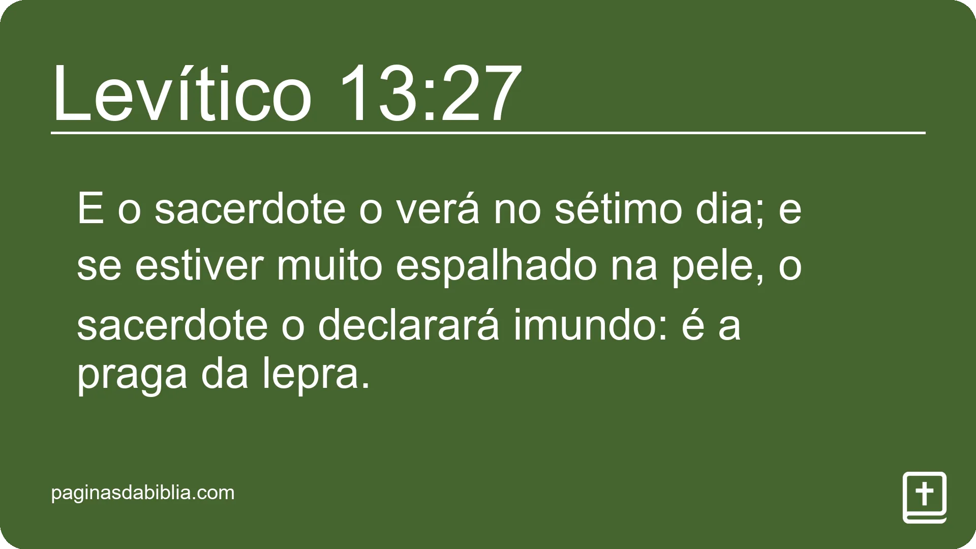 Levítico 13:27