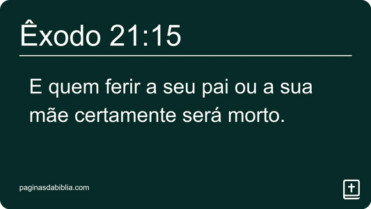 Êxodo 21:15