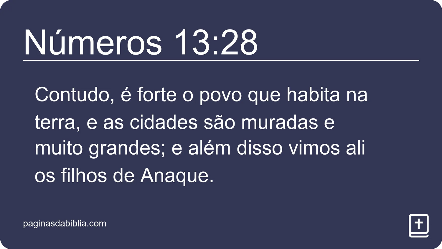 Números 13:28