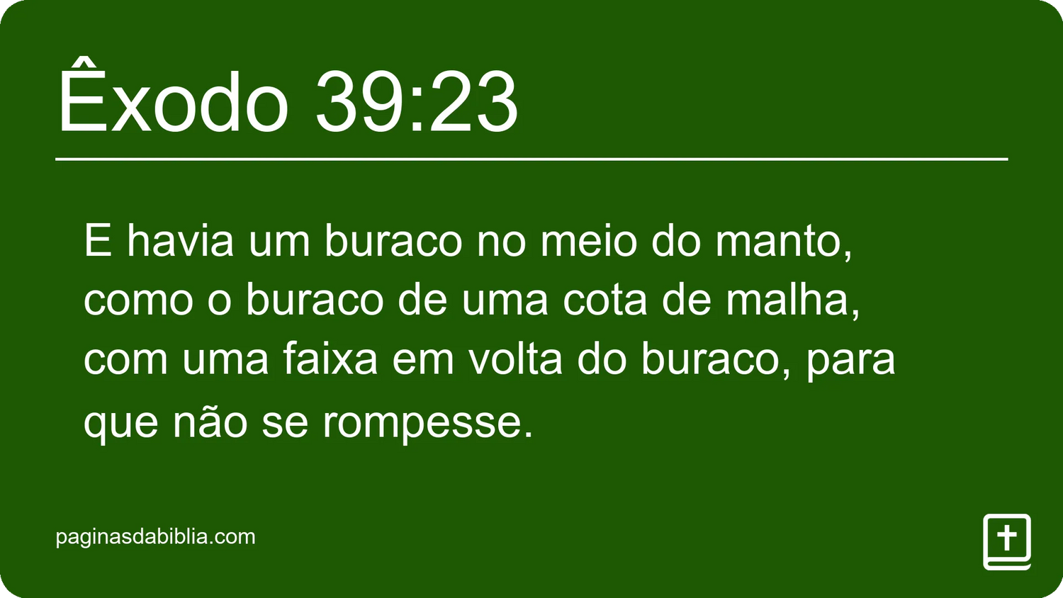 Êxodo 39:23