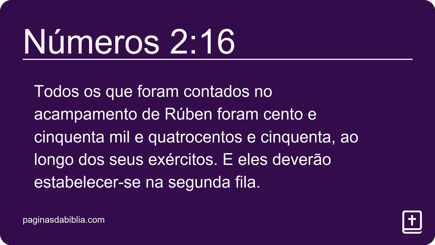 Números 2:16