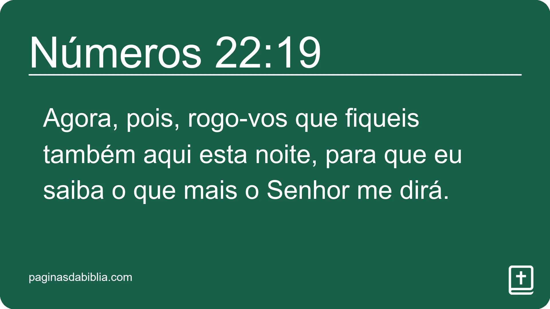 Números 22:19