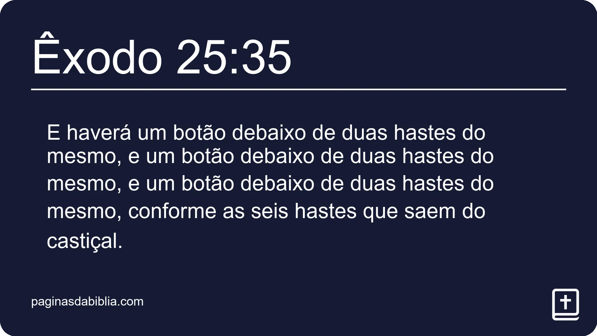 Êxodo 25:35