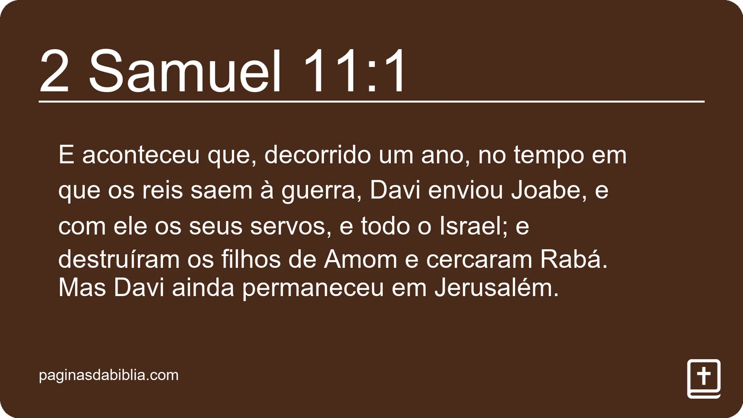 2 Samuel 11:1