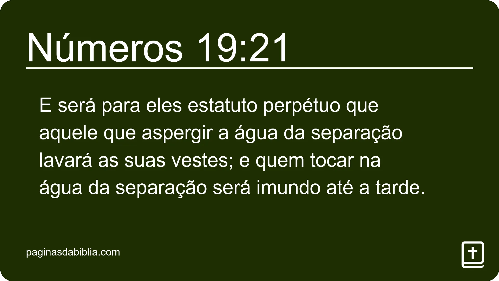 Números 19:21