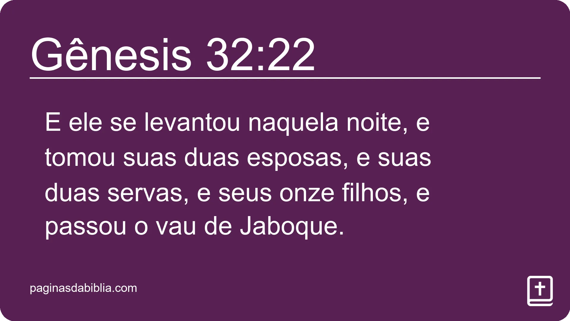 Gênesis 32:22