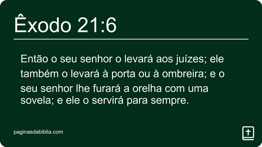 Êxodo 21:6