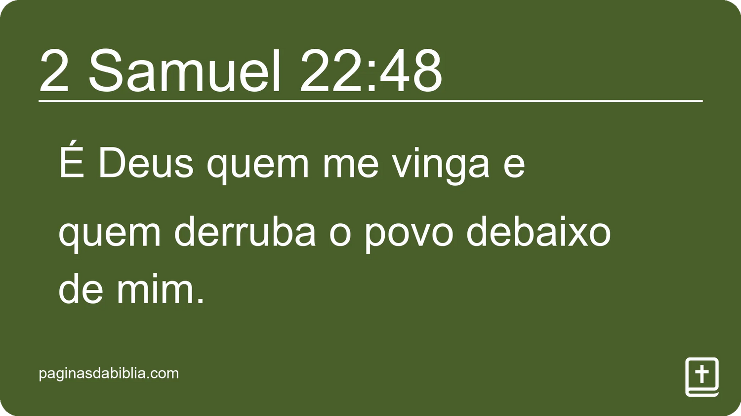 2 Samuel 22:48