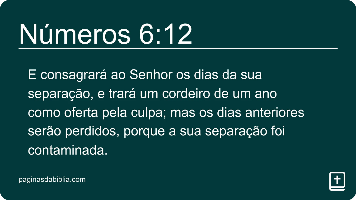 Números 6:12