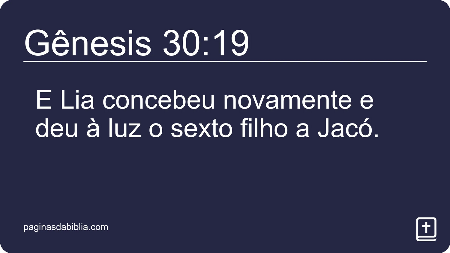 Gênesis 30:19